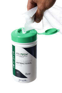 Αντιβακτηριακά Μαντηλάκια απολύμανσης προσωπίδων, αναπνευστικών συσκευών (100 τεμ.) Paltech