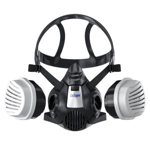 ΣΕΤ αναπνευστικής προστασίας Μάσκα ημίσεος Dräger X-plore 3500 (Medium) + Ζεύγος Φίλτρων αερίων-σωματιδίων A2P3RD