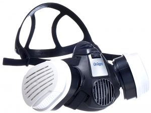 ΣΕΤ αναπνευστικής προστασίας Μάσκα ημίσεος Dräger X-plore 3500 (Medium) + Ζεύγος Φίλτρων αερίων-σωματιδίων AB2 P3 RD