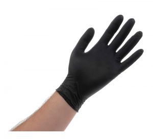 Γάντια Latex Soft Touch Μαύρα χωρίς Πούδρα 100τμχ